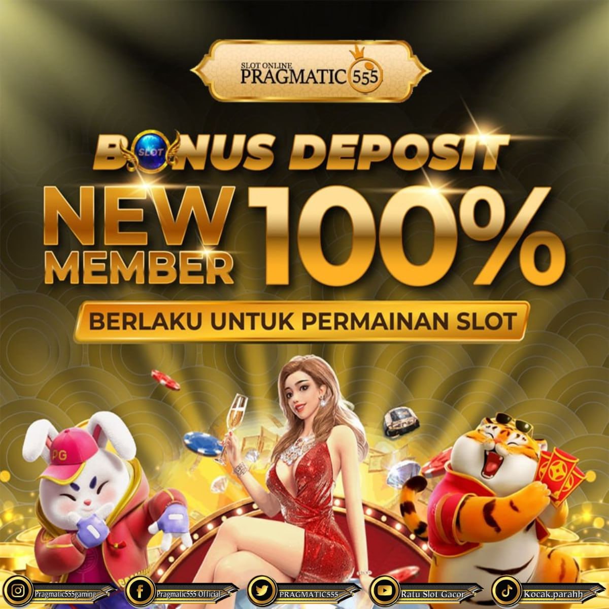 PRAGMATIC555 welcome bonus 100% bebas buyspin